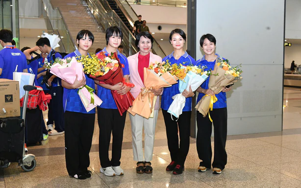 Những 'người hùng' karate Việt Nam trở về hân hoan sau chiến tích tại ASIAD 2026