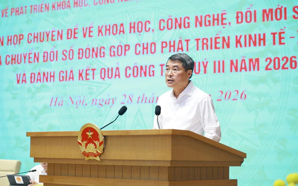 Thủ tướng chủ trì phiên họp chuyên đề về khoa học, công nghệ, đổi mới sáng tạo và chuyển đổi số đóng góp cho phát triển kinh tế - xã hội