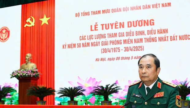 Bộ Tổng Tham mưu tuyên dương lực lượng tham gia diễu binh, diễu hành