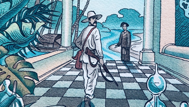 'Yersin - Khúc hát cá ông' và hành trình không ngừng dịch chuyển của họa sĩ Tạ Huy Long