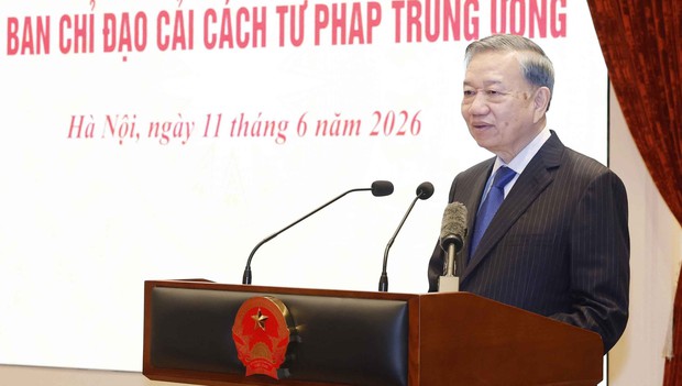 Tổng Bí thư, Chủ tịch nước chủ trì Hội nghị tổng kết hoạt động của Ban Chỉ đạo cải cách Tư pháp Trung ương