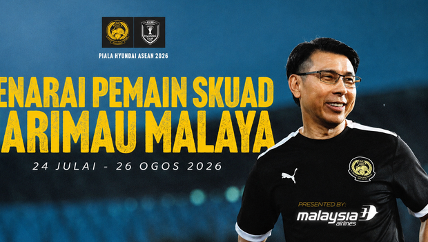 Malaysia công bố danh sách 26 cầu thủ chuẩn bị cho Asean Cup 2026