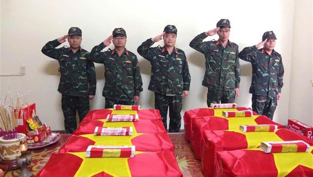 Thêm 8 hài cốt liệt sĩ được tìm thấy tại Mặt trận Vị Xuyên