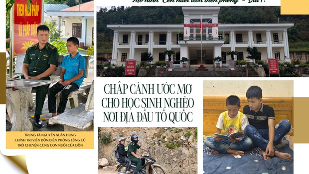 Mô hình "Con nuôi đồn biên phòng": Chắp cánh ước mơ cho học sinh nghèo nơi địa đầu Tổ quốc