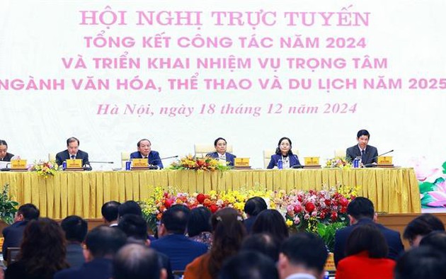 Thủ tướng Phạm Minh Chính chủ trì Hội nghị tổng kết năm 2024, triển khai nhiệm vụ ngành VH,TT&DL năm 2025