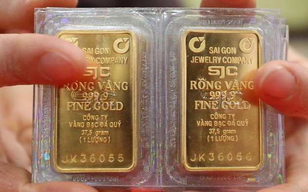 Giá vàng miếng chiều 23/1 giảm 1,1 triệu đồng/lượng