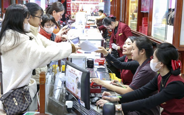 Giá vàng sáng 7/1 tăng 600 nghìn đồng/lượng