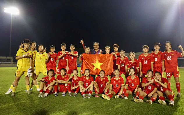 U17 nữ Việt Nam được thưởng 900 triệu đồng cho tấm vé dự giải châu Á