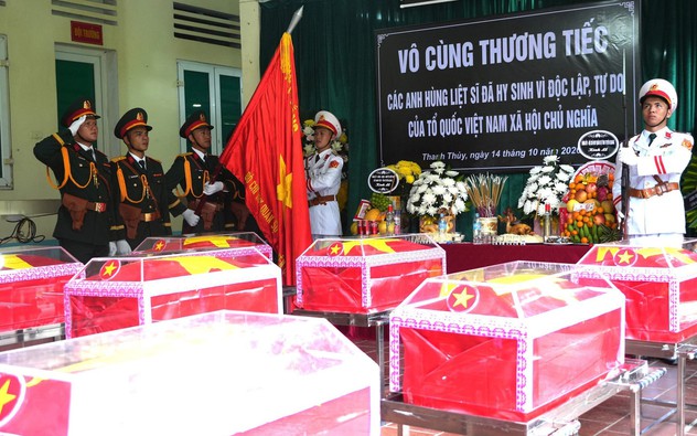 Đưa 93 hài cốt liệt sĩ về Nghĩa trang Liệt sĩ Quốc gia Vị Xuyên