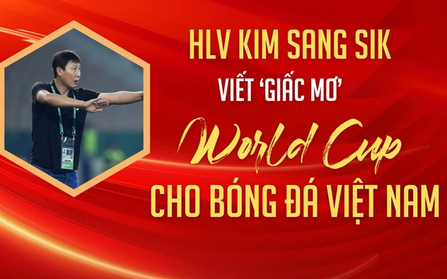 HLV Kim Sang Sik viết lại ‘giấc mơ’ World Cup cho bóng đá Việt Nam