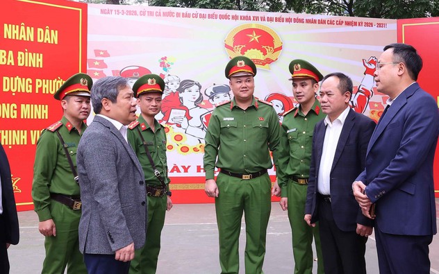 Hà Nội tập huấn xử lý tình huống phát sinh, bảo đảm an ninh tại các điểm bỏ phiếu