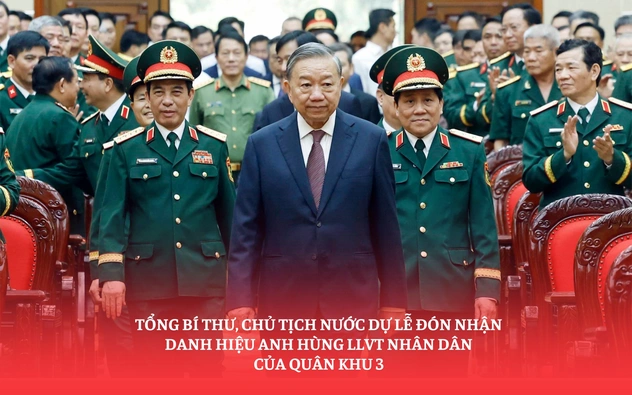Tổng Bí thư, Chủ tịch nước dự Lễ đón nhận Danh hiệu Anh hùng LLVT nhân dân của Quân khu 3