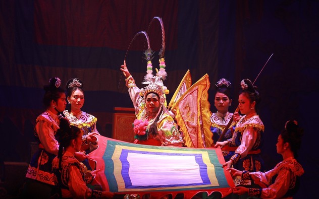 Công diễn vở tuồng “Nữ tướng Đào Tam Xuân”