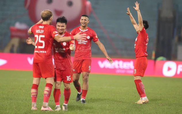 Đánh bại Hà Tĩnh, Thể Công Viettel củng cố vững chắc ngôi nhì bảng V-League
