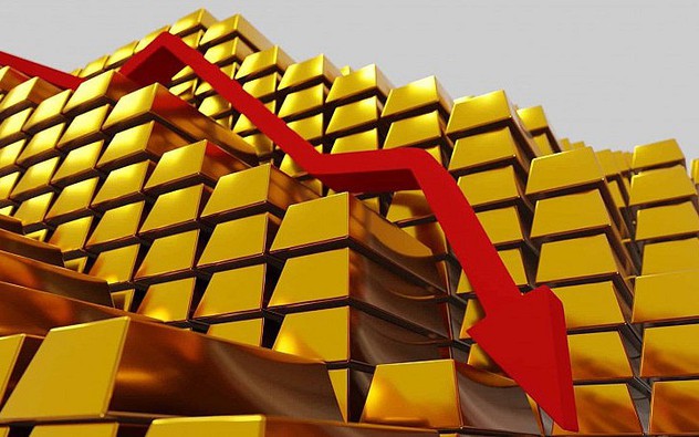 Giá vàng thế giới giảm khoảng 2,5% trong tuần qua