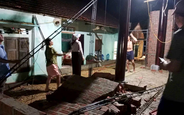 Miền núi Nghệ An chịu thiệt hại nặng do dông lốc, mưa đá