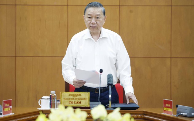 Tổng Bí thư, Chủ tịch nước làm việc với Đảng uỷ Chính phủ về tổng kết Nghị quyết số 24 - NQ/TW