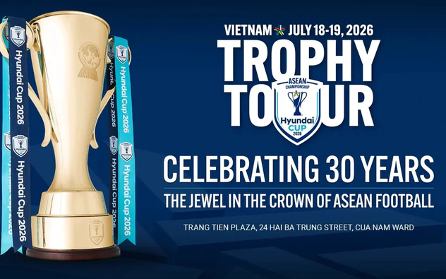 Cúp ASEAN Hyundai Cup 2026 Trophy Tour đến Hà Nội