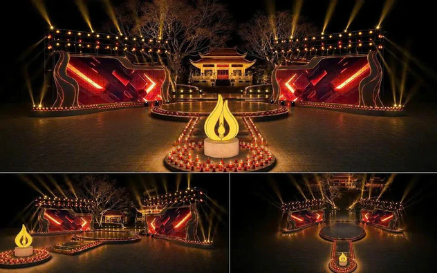 Cầu truyền hình "Sao sáng dẫn đường" kết nối 4 điểm cầu dịp kỷ niệm Ngày Thương binh - Liệt sĩ