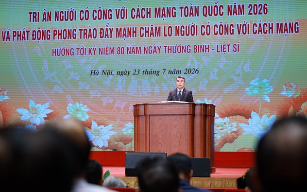 Thủ tướng Lê Minh Hưng: Chăm lo người có công với cách mạng là chủ trương nhất quán, thể hiện tính nhân văn sâu sắc