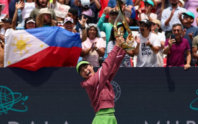 Alexandra Eala khiến Philippines dậy sóng với chức vô địch WTA đầu tiên trong sự nghiệp