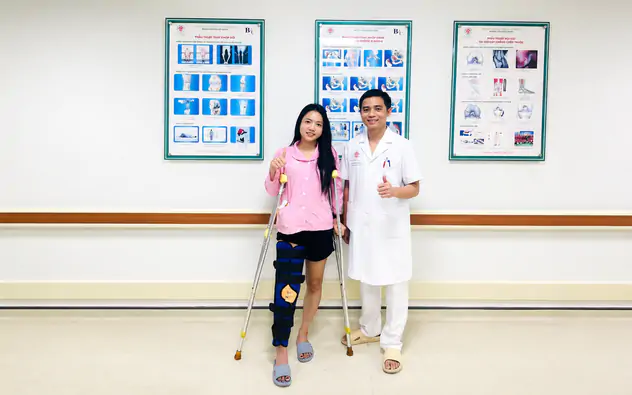 Trần Thị Duyên tái phẫu thuật dây chằng chéo trước