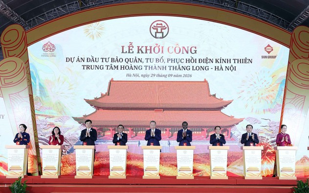 Khởi công Dự án Đầu tư bảo quản, tu bổ, phục hồi Điện Kính Thiên: Phục dựng dựa trên cơ sở khoa học và tính xác thực