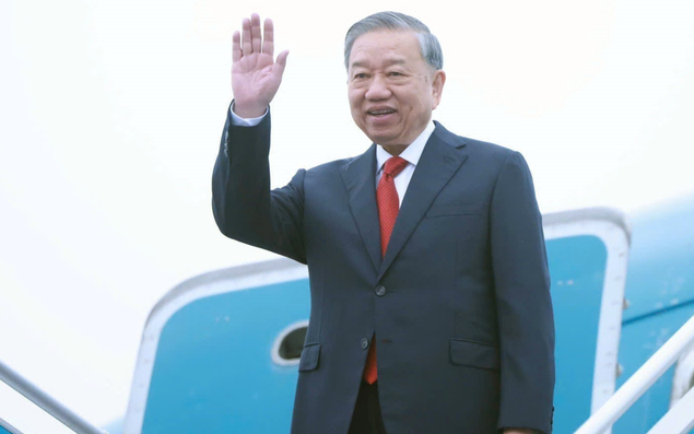 Tổng Bí thư Tô Lâm lên đường thăm cấp Nhà nước tới Lào