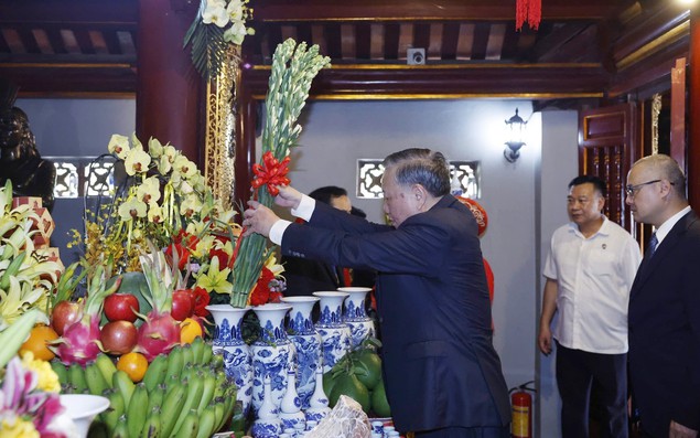Tổng Bí thư, Chủ tịch nước Tô Lâm: Tiếp nối truyền thống dựng nước và giữ nước, xây dựng đất nước giàu mạnh, phồn vinh, văn minh, hạnh phúc