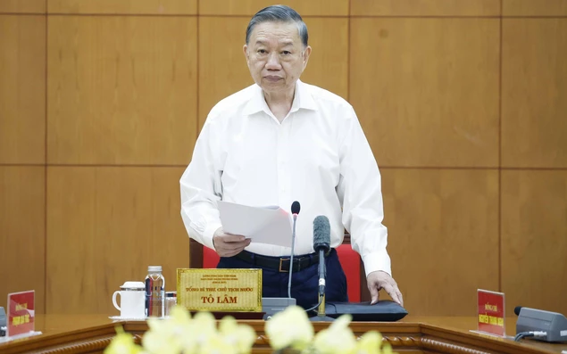 Tổng Bí thư, Chủ tịch nước làm việc với Đảng uỷ Chính phủ về tổng kết Nghị quyết số 24 - NQ/TW
