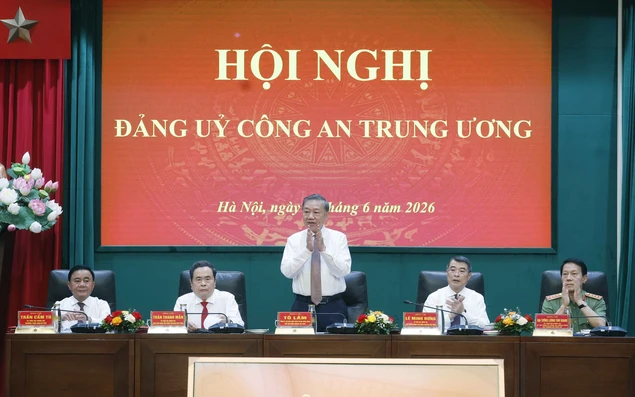 Tổng Bí thư, Chủ tịch nước Tô Lâm dự Hội nghị Đảng ủy Công an Trung ương