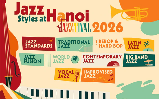 Hanoi Jazztival 2026: Đưa Jazz ra phố, vào bảo tàng và không gian di sản