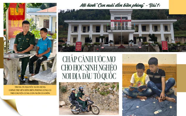Mô hình "Con nuôi đồn biên phòng": Chắp cánh ước mơ cho học sinh nghèo nơi địa đầu Tổ quốc