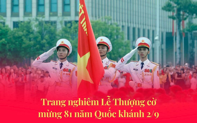 Trang nghiêm Lễ Thượng cờ mừng 81 năm Quốc khánh 2/9