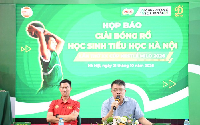 96 đội bóng sẵn sàng tranh tài tại Giải Bóng rổ học sinh Tiểu học Hà Nội