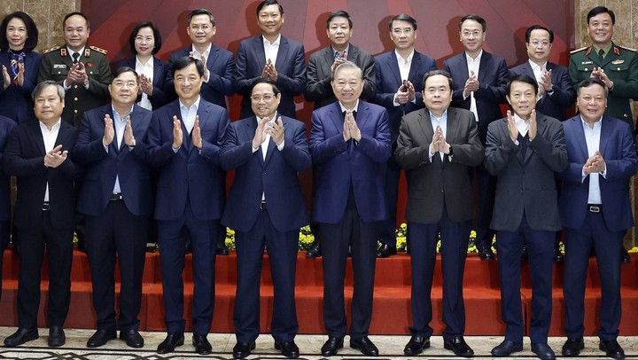 Tổng Bí thư Tô Lâm làm việc với Ban Thường vụ Thành uỷ Hà Nội 