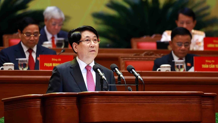 Toàn văn Diễn văn khai mạc của Chủ tịch nước Lương Cường tại Đại hội XIV của Đảng