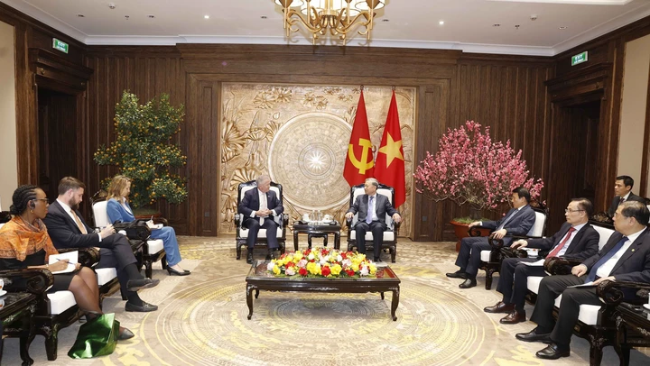 Tổng Bí thư Tô Lâm tiếp Trợ lý Ngoại trưởng Hoa Kỳ Michael DeSombre