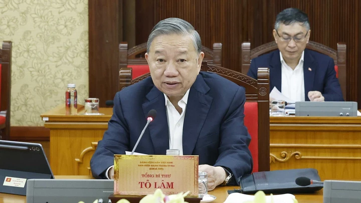 Tổng Bí thư Tô Lâm chủ trì phiên họp của Ban Bí thư về công tác tổ chức Tết Bính Ngọ 2026