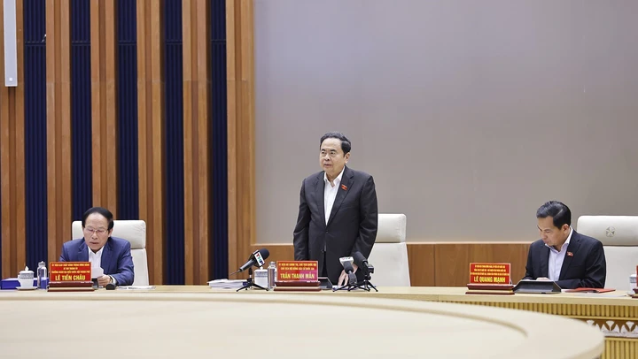 Chủ tịch Quốc hội Trần Thanh Mẫn làm việc với Ủy ban bầu cử thành phố Hải Phòng