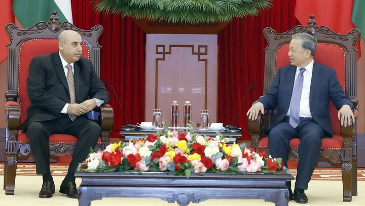 Tổng Bí thư Tô Lâm tiếp Chủ tịch Hạ viện Jordan