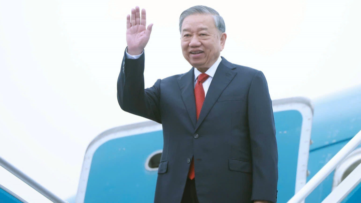 Tổng Bí thư Tô Lâm lên đường thăm cấp Nhà nước tới Lào