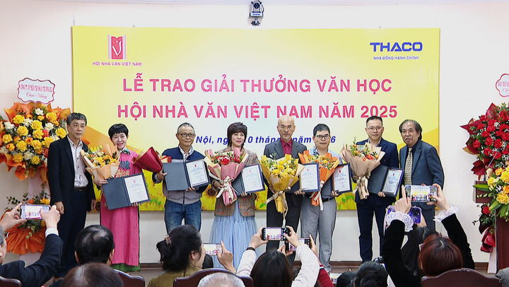 Giải thưởng Văn học Hội Nhà văn Việt Nam vinh danh nhiều tác giả, dịch giả