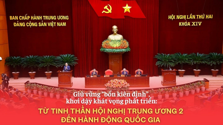 Giữ vững "bốn kiên định", khơi dậy khát vọng phát triển: Từ tinh thần Hội nghị Trung ương 2 đến hành động quốc gia