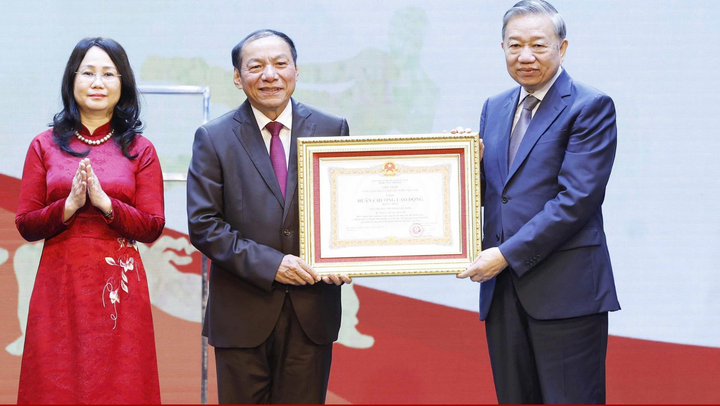 Tổng Bí thư dự Lễ kỷ niệm 80 năm Ngày truyền thống Ngành Thể dục Thể thao