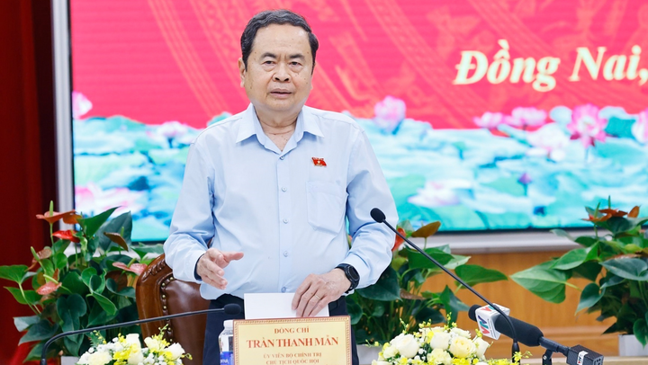 Chủ tịch Quốc hội Trần Thanh Mẫn làm việc với Ủy ban bầu cử tỉnh Đồng Nai