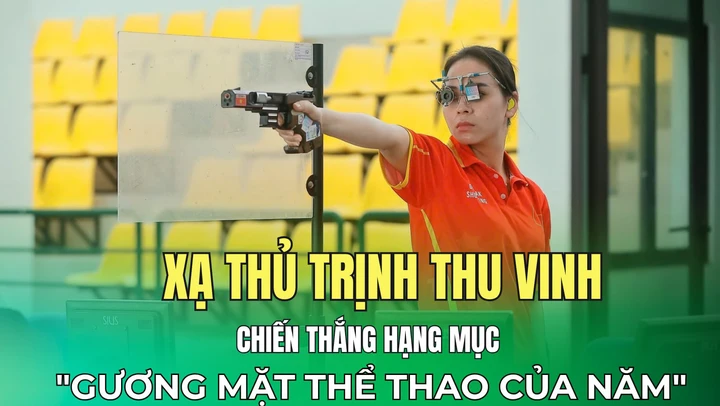 Giải thưởng Cống hiến 2026: Xạ thủ Trịnh Thu Vinh chiến thắng hạng mục "Gương mặt thể thao của năm"