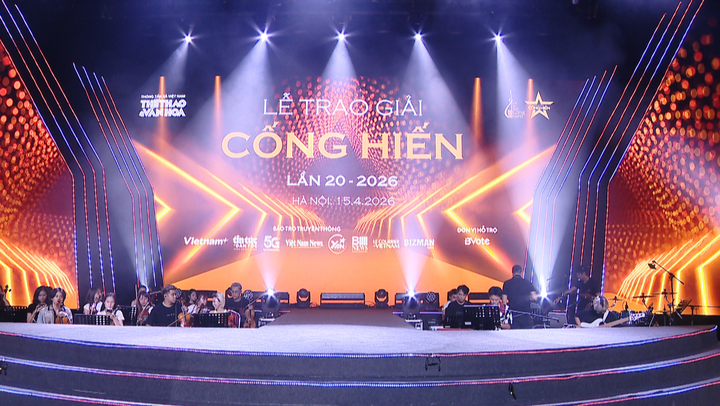 Lễ trao Giải thưởng Cống hiến 2026: Sân khấu thăng hoa, chờ giờ vinh danh