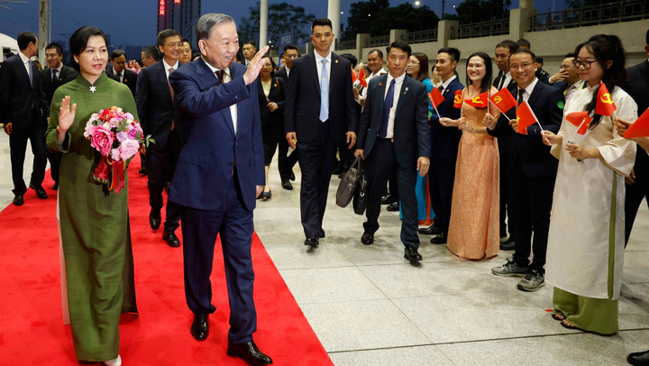 Tổng Bí thư, Chủ tịch nước Tô Lâm và Phu nhân thăm thành phố Nam Ninh