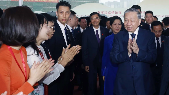 Tổng Bí thư, Chủ tịch nước Tô Lâm dự Lễ khai mạc Liên hoan nhân dân biên giới Việt - Trung